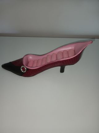 Zapato joyero para anillos