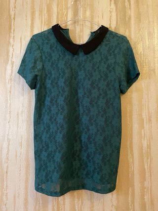 Camiseta verde de primark 
