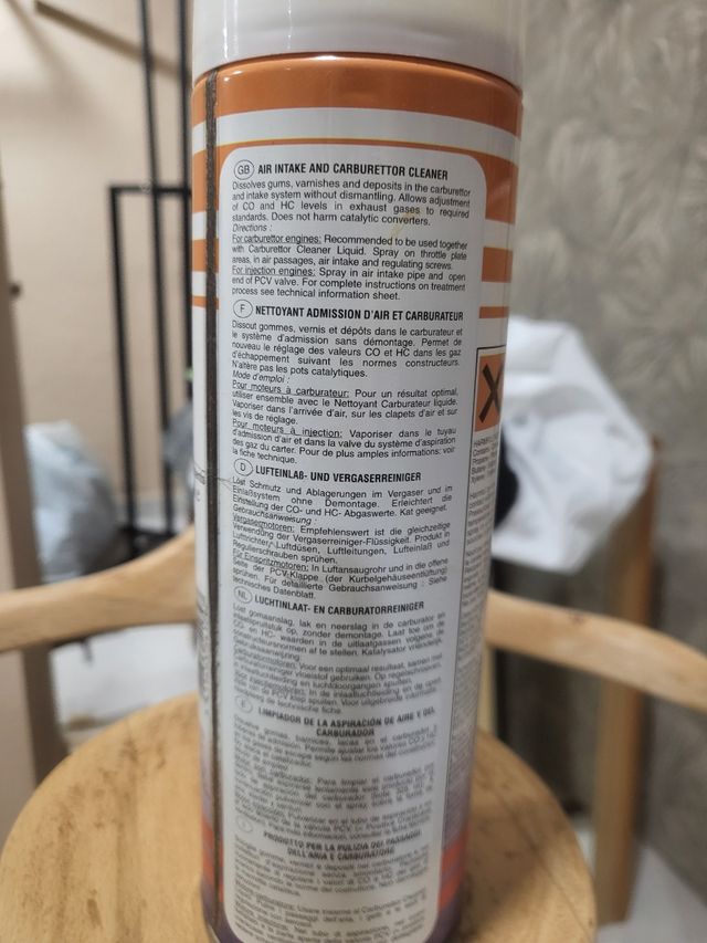 Limpiador de la aspiración del aire