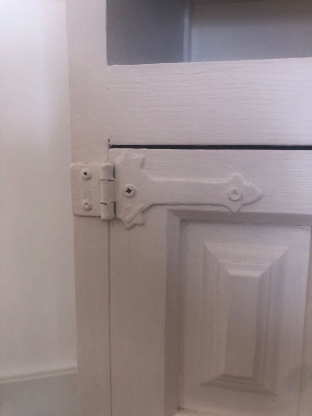 Mueble madera vintage blanco