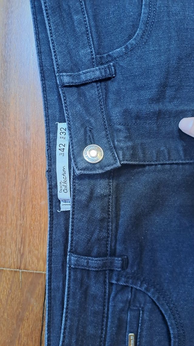 Nuovi pantaloncini basici in denim nero