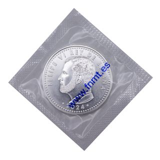 Moneda plata 40€ Felipe II (10° anivers)