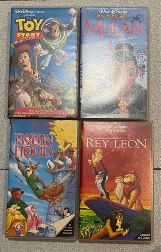Peliculas infantiles VHS