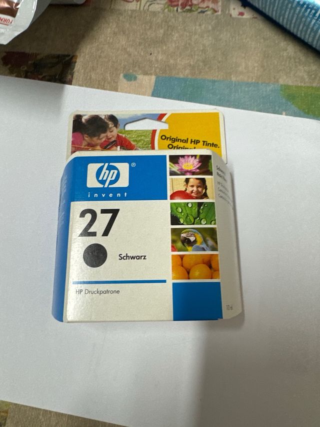 Cartucho impresora HP 27 negro
