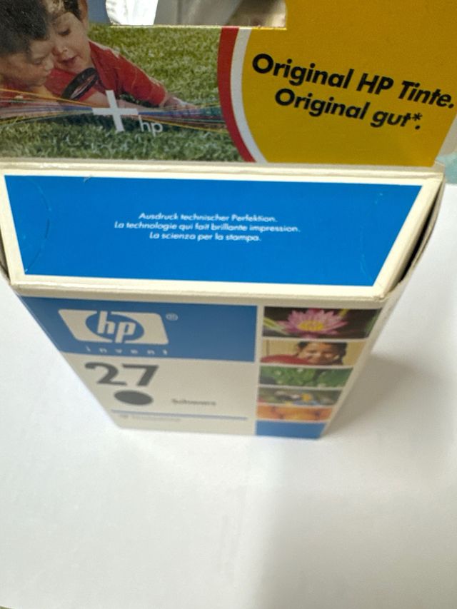 Cartucho impresora HP 27 negro