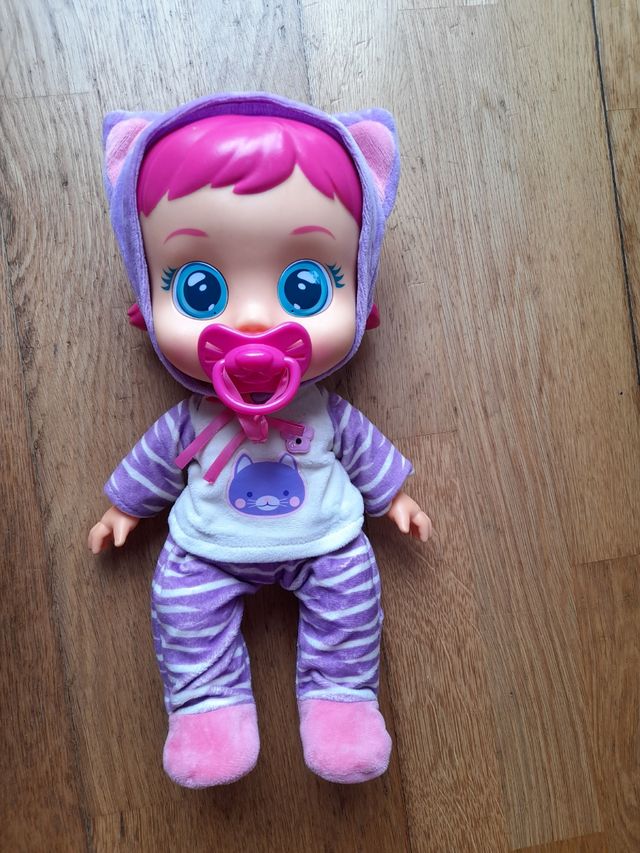 Bebé llorón gatito mayor