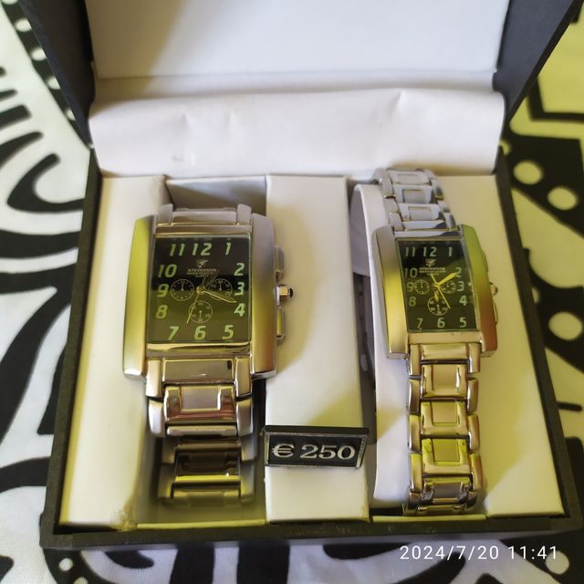 Pareja Relojes Stevenson Quarzt Wáter re