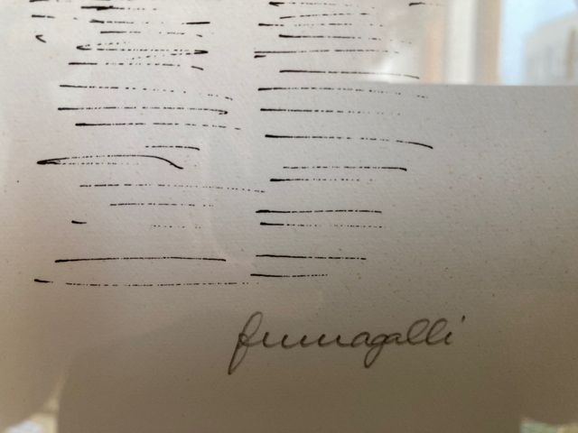 Stampa di Venezia con cornice bordeaux