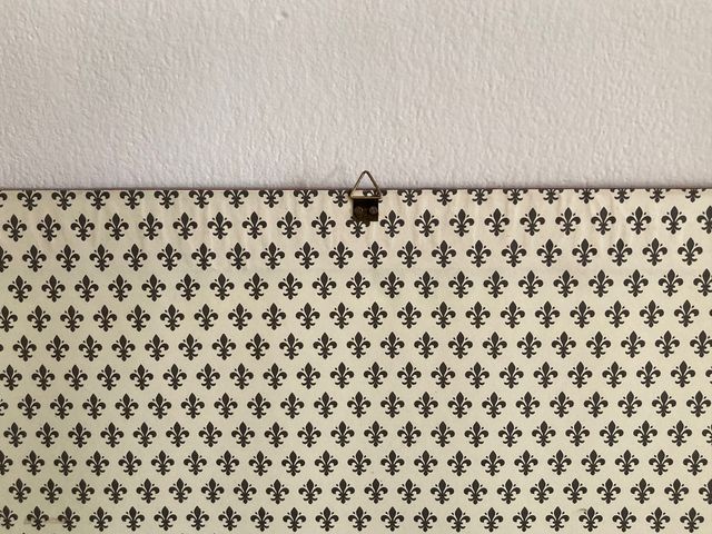 Stampa di Venezia con cornice bordeaux