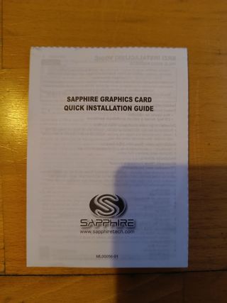 Tarjeta Gráfica SAPPHIRE HD3650 512M GDDR3