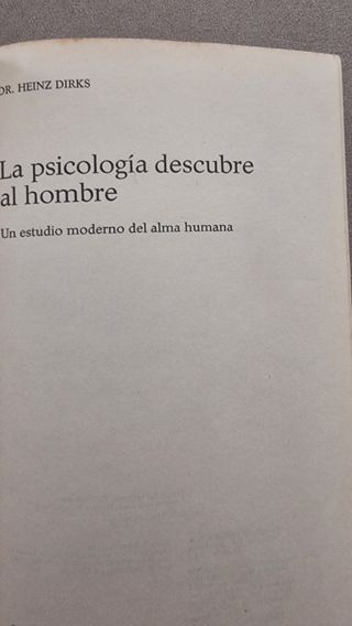 LA PSICOLOGIA DESCUBRE AL HOMBRE [libro regalo]