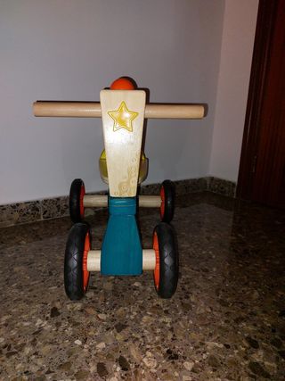 Bicicleta sin pedales aprendizaje 4 ruedas