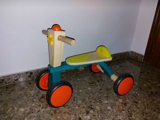 Bicicleta sin pedales aprendizaje 4 ruedas