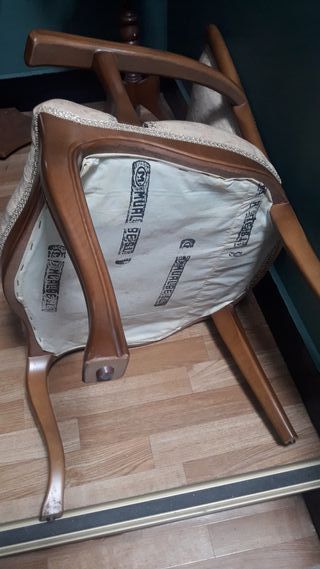 Set de sillas y sillones comedor clásico