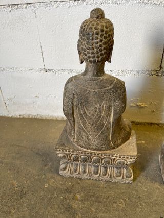 ✅set 3 buda de piedra maciza