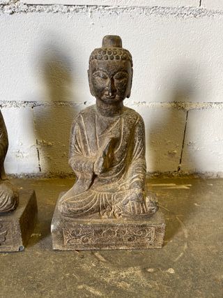 ✅set 3 buda de piedra maciza