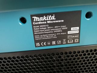 Microondas makita 40v