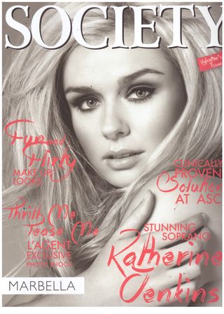 REVISTA SOCIETY:KATHERINE JENKINS / NAOMI CAMPBELL