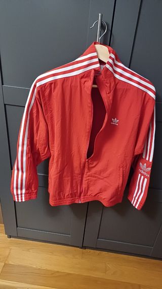 Chaqueta chandal roja ADIDAS