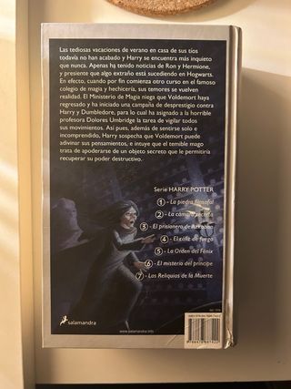 libro Harry Potter y la Orden del Fénix