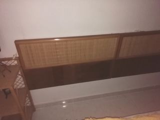 Cabezales mimbre y madera 15€ cada uno