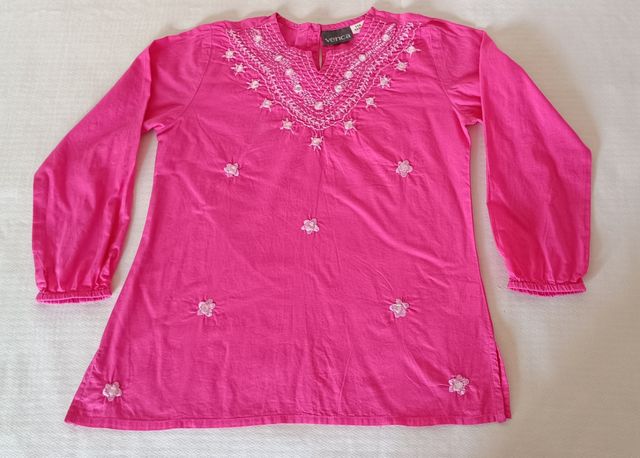 Camisola fucsia 114 cm.