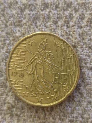 Moneda 0'20 Francia