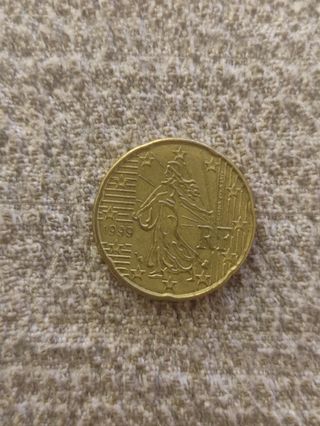 Moneda 0'20 Francia