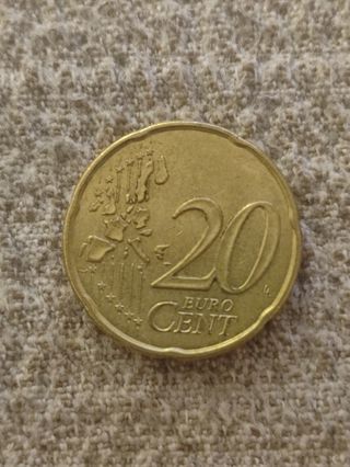 Moneda 0'20 Francia