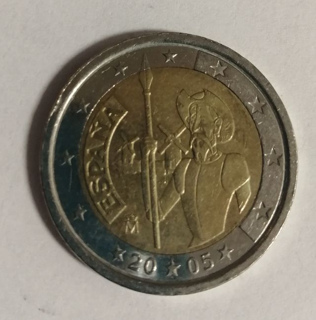 2 € conmemorativa España 2005.