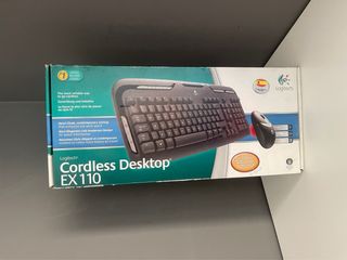 Teclado multimedia inalambrico logitech ex110