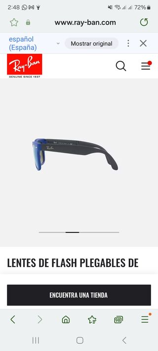 Montura Rayban.  rb 4105 [original]
Sin cristal 