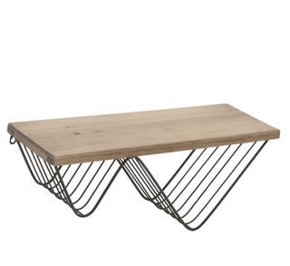 Estanteria Russ de madera de abeto y metal