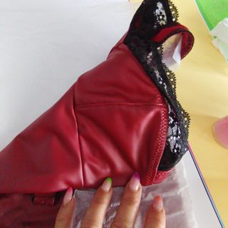 Mini abito tg S in similpelle