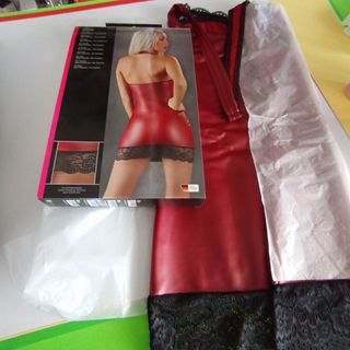 Mini abito tg S in similpelle