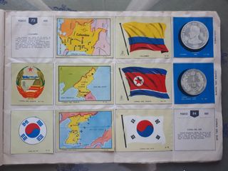 Album Colección universal 1962 banderas