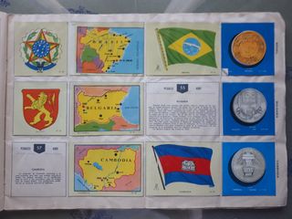 Album Colección universal 1962 banderas