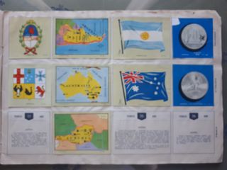 Album Colección universal 1962 banderas