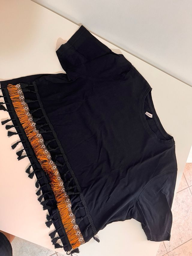 Tshirt Only con frange