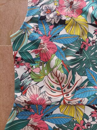 Vestido corto verano entallado Sfera