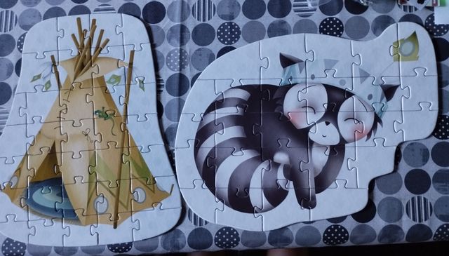 3 puzzles de 26,32 y 33 piezas