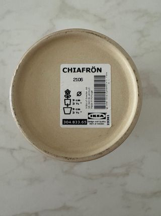 Macetero cerámica CHIAFRÖN Ikea