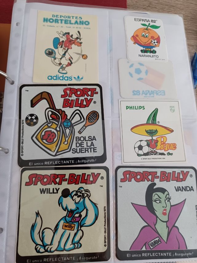 Pegatinas años 80