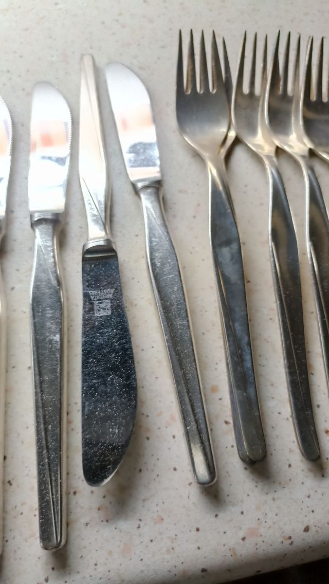 Cubertería vintage antigua