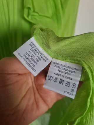 Ralph Lauren camicia in seta verde