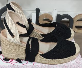 Alpargatas Cuña Crochet