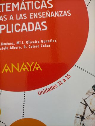 Libros matemáticas 