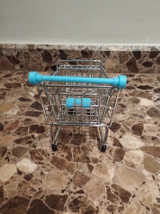 Míni carro compra juguete o decoración
