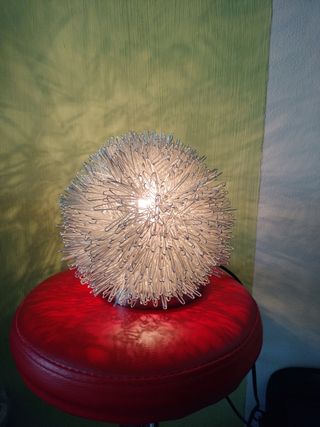 Lampada design argento