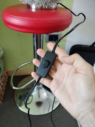 Lampada design argento